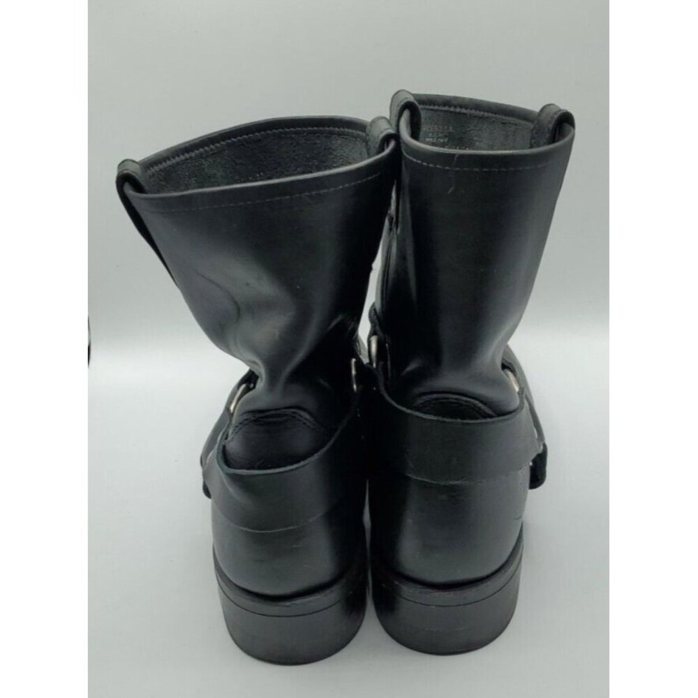 Frye Harness Motorcycle Boots Leather Black Moto Biker Mens Size 13 M 501084 700 - Picture 5 of 16